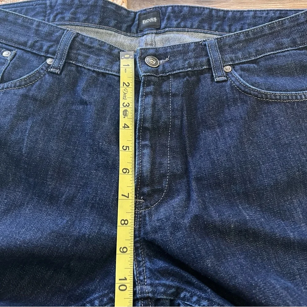 BOSS HUGO BOSS Mens Dark Wash Jeans